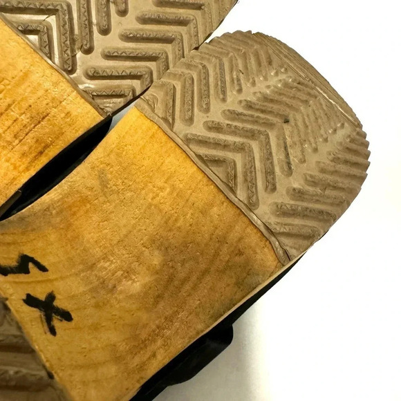 Vollsjo V-Back Suede Swedish Wooden Clog - Size 36 (5.5) - Picture 7 of 8